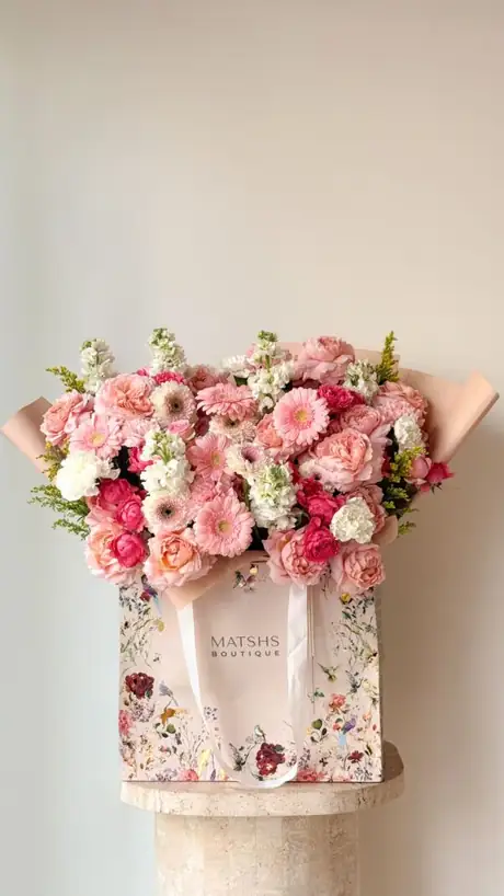 Rosé Blossom, bouquet by Matshs Boutique
