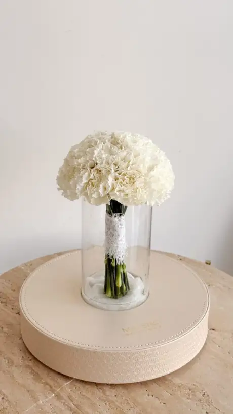 Carnation bridal bouquet