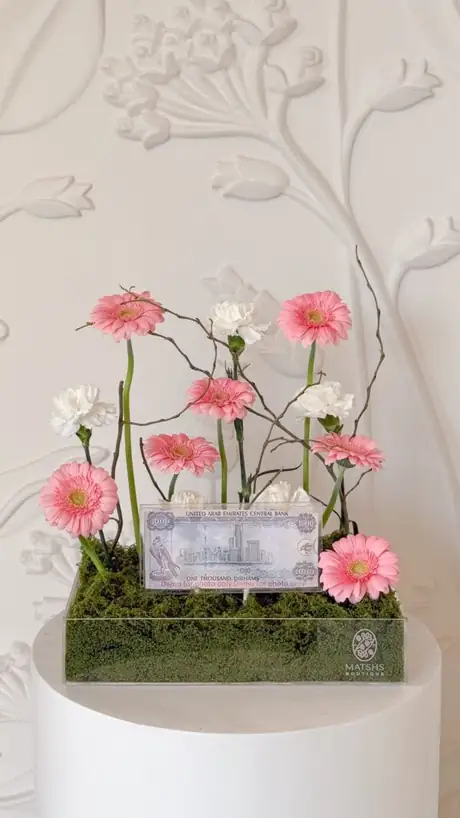 Blush Garden, money arrangement by Matshs Boutique